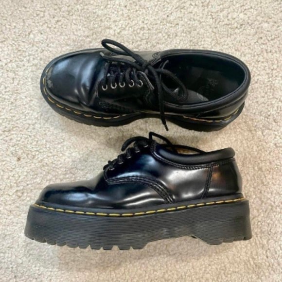 dr. marten platform 8053 leather oxfords - Picture 3 of 7